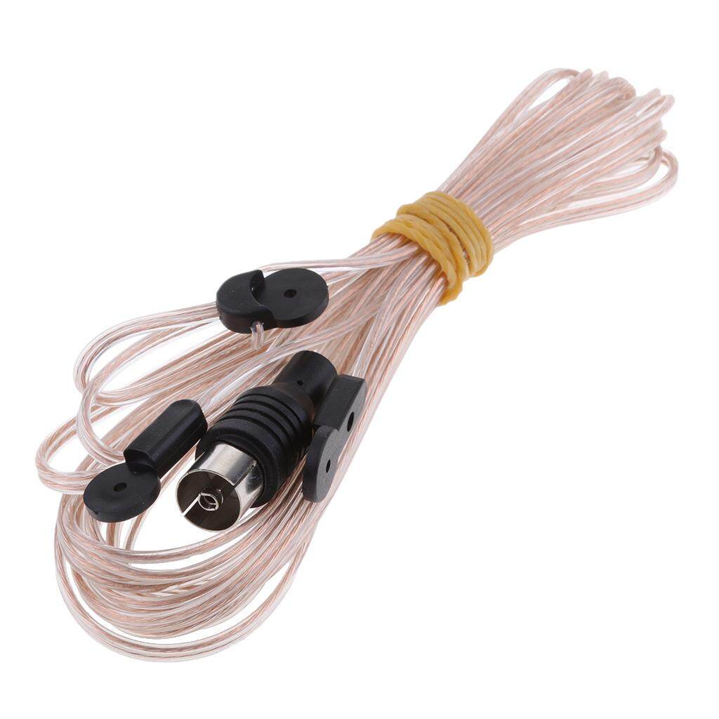 Gazechimp 75 Ohm FM Radio Antenna Aerial for Home Table Audio Radio Stereo Receiver