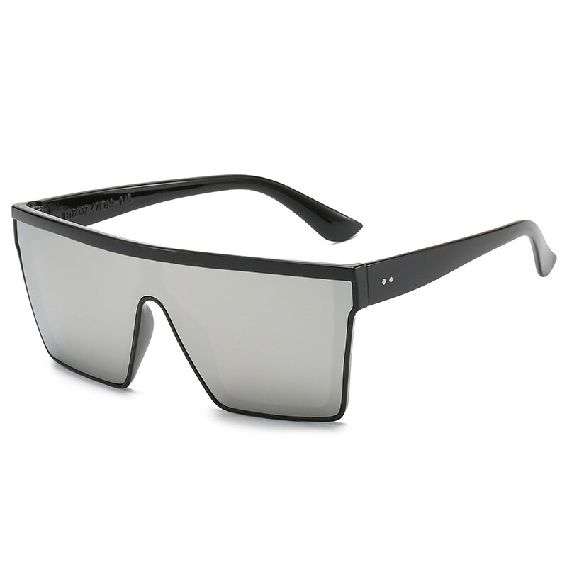 PTQ New Comfortable Sunglasses Fashion Trend Sunglasses For Women For Men Oversized Frame Square Sun Glasses Multicolor Ocean Lens Glasses