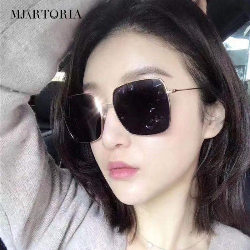 MJartoria New Retro Women Sunglasses Phnom Penh Personalized Shading Frame Sunglasses Outdoor