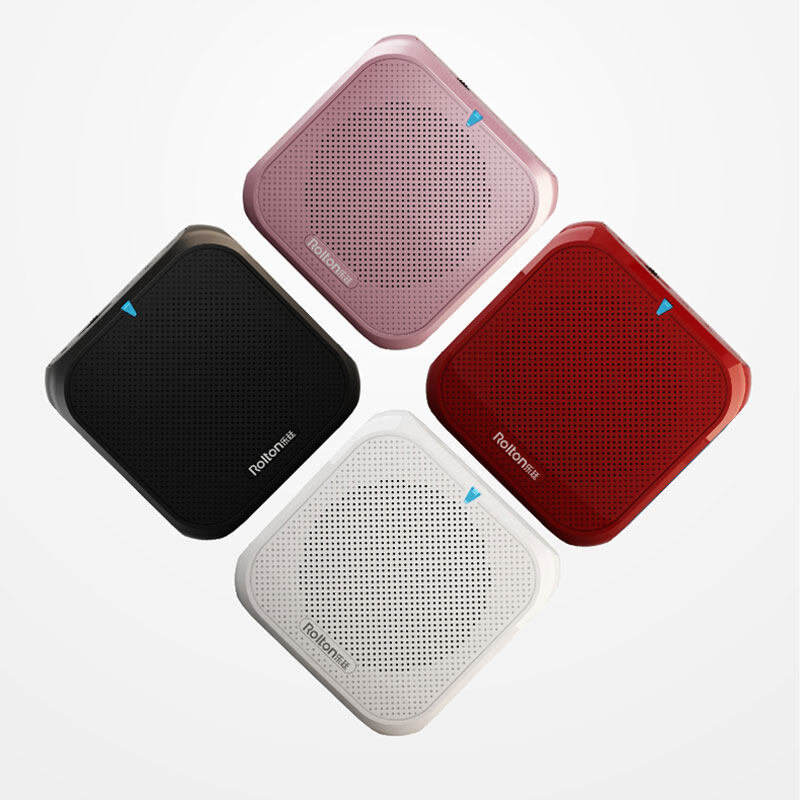 K400 Portable Wired Mini Audio Speaker Megaphone Voice Amplifier Loudspeaker Microphone Support FM Radio TF MP3 Player for Teacher