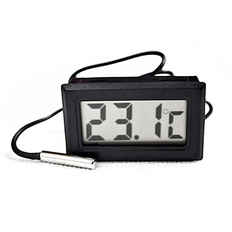 NEW Digital LCD Temperature Gauge Probe Sensor -50°C TO +110°C Range