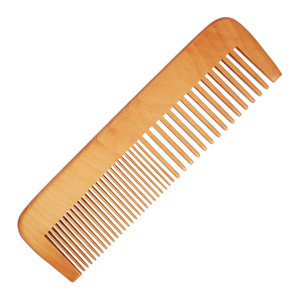 [Wondering]Natural Bamboo Wooden Scalp Massage Comb Styling Tool Antistatic Comb for Men Woman Head