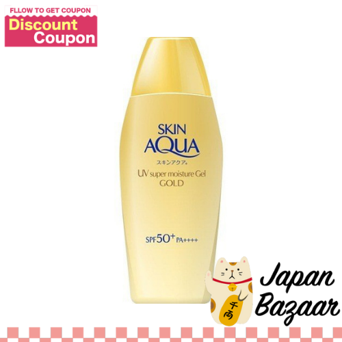 Rohto Skin Aqua Super Moisture Gel Gold 110g - SPF50 + / PA ++++.