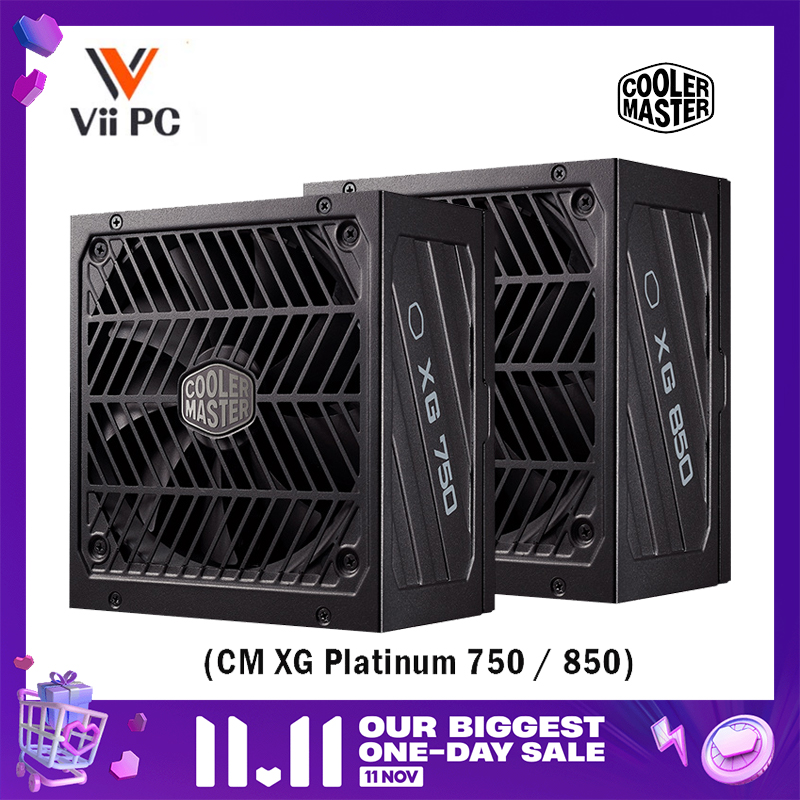 Cooler Master XG Platinum 750 / 850 FULL MODULAR 80 PLUS PLATINUM POWER SUPPLY with Smart Thermal Control Mode