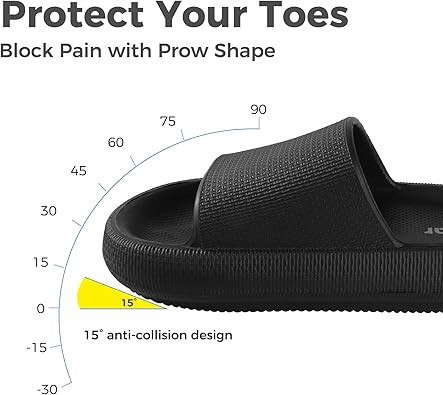 Leevar Cloud Slide Unisex - Soft, Comfortable, Relaxing Cloud Slippers Thick-soled Non-slip Slippers for Men Slides Easy to Clean Shower, Swim, Beach Indoor and Outdoor Slides for Men