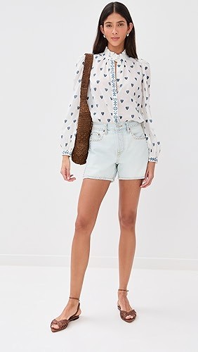 Annabel Indigo Heart Shirt